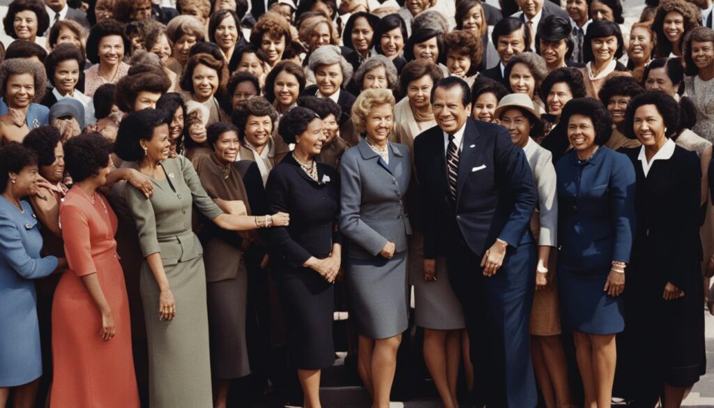 Richard Nixon supporting women's rights