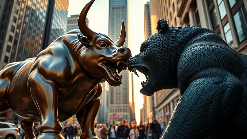 animal symbols depicting market trends