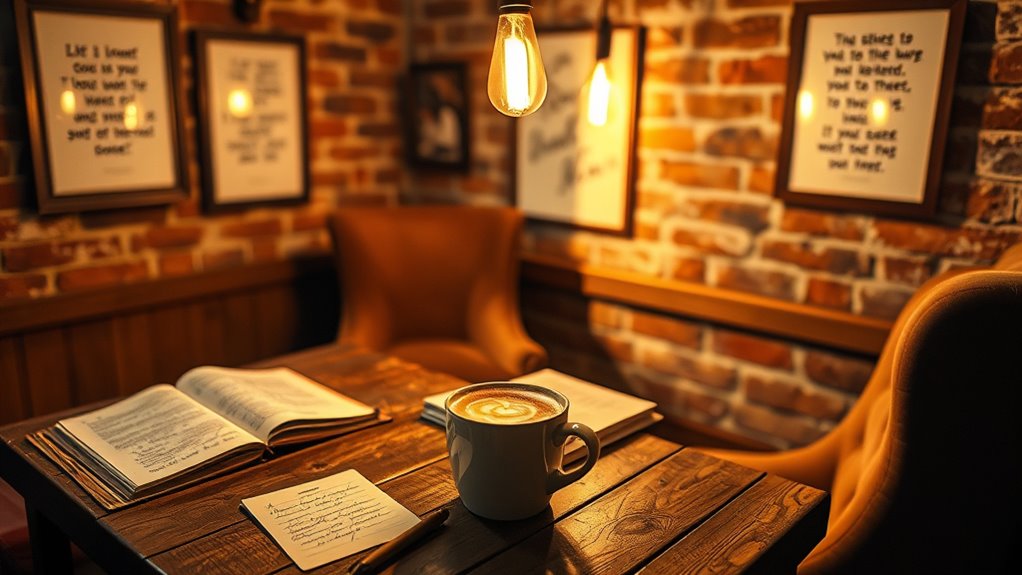 cozy caf peaceful retreat