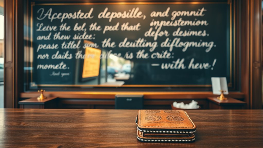 deposit trust before withdrawing