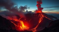 fiery quotes on volcanoes