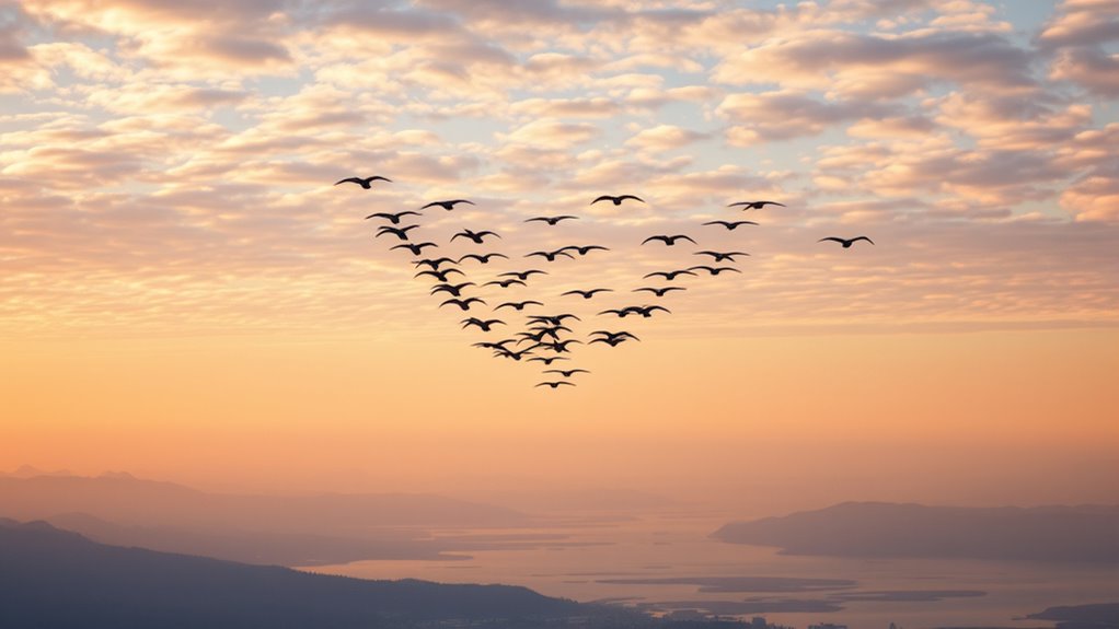 flock cooperation ensures survival