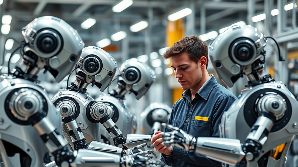 humans and robots collaborate