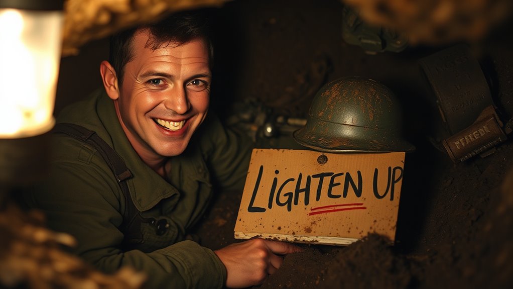 humor as wartime defiance