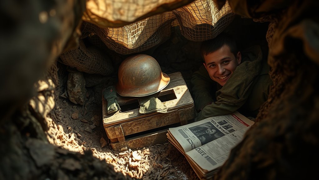humor boosts wartime morale
