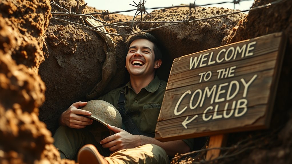 humor brightens wartime moments