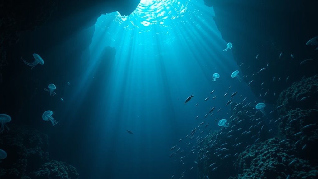 mysteries and vibrant marine life