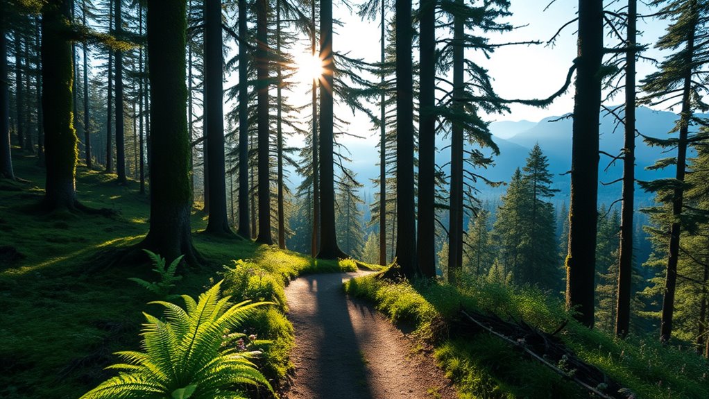 nature walks promote calmness
