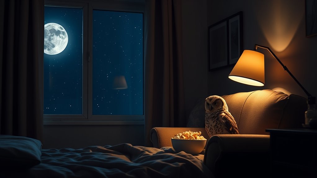 nighttime quiet snack ritual