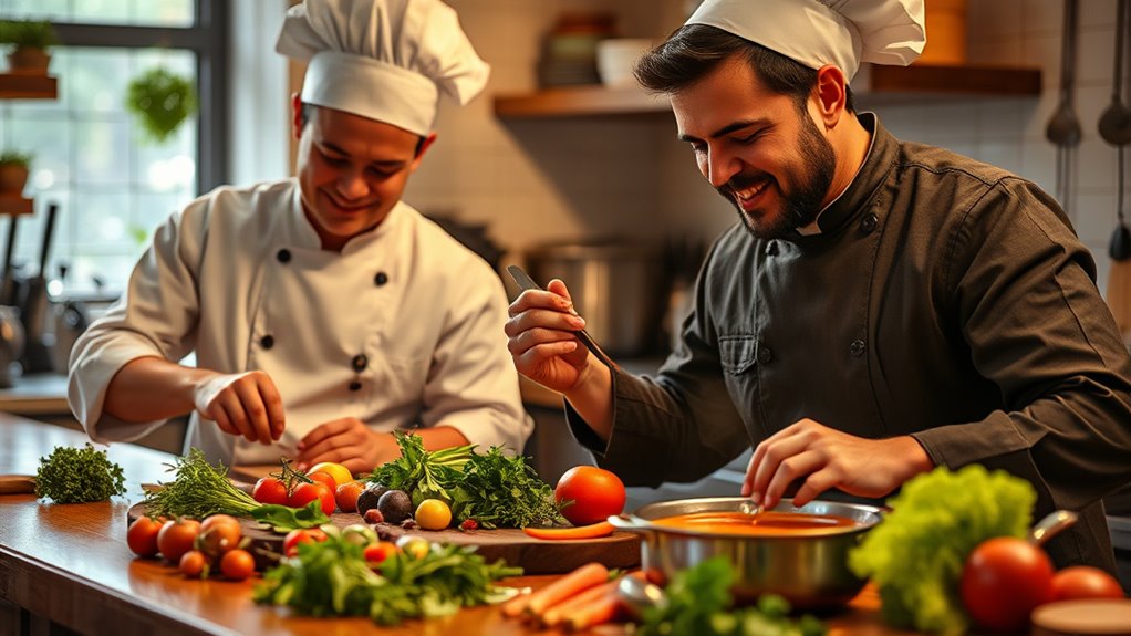 passion love culinary creativity