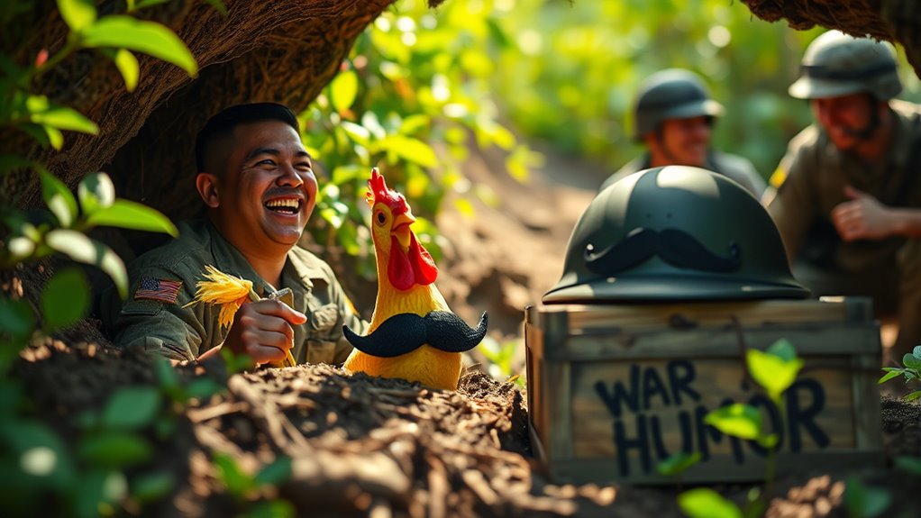 pranks boost morale together