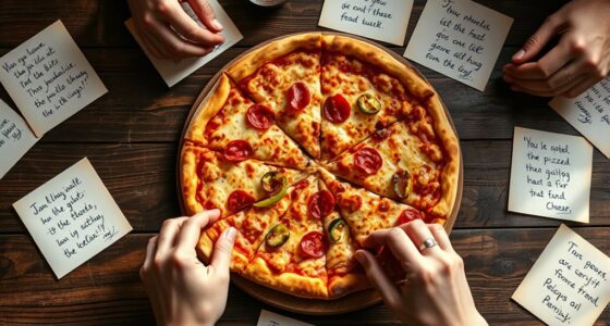 quickly bond over pizza