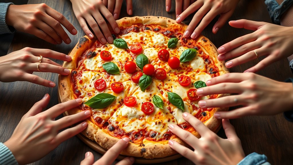 sharing pizza creates lasting bonds