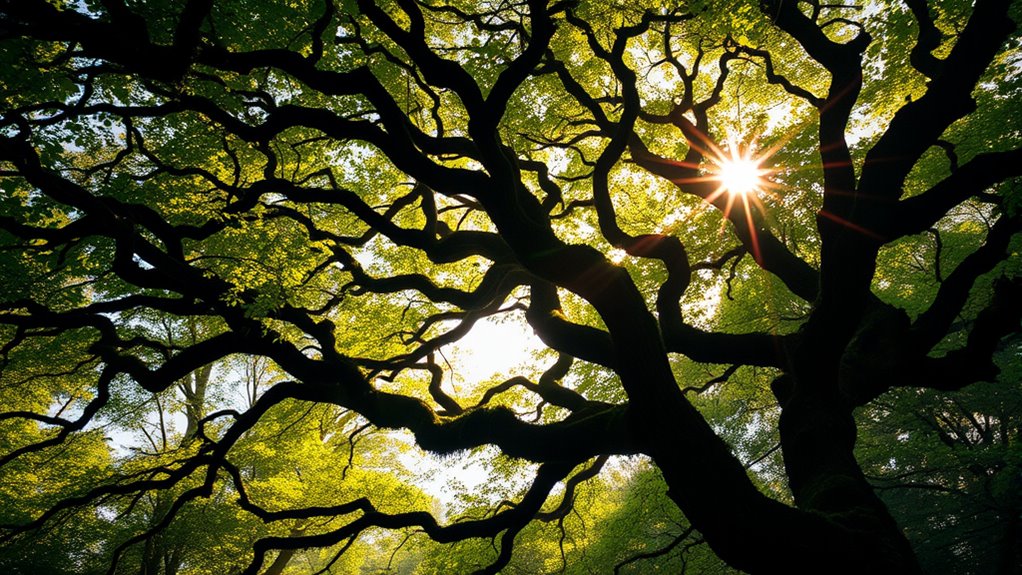 trees communicate silently