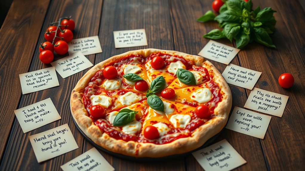 unique pizza quote ideas