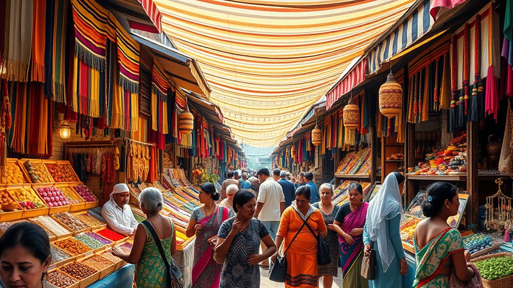 vibrant cultural exchange spaces