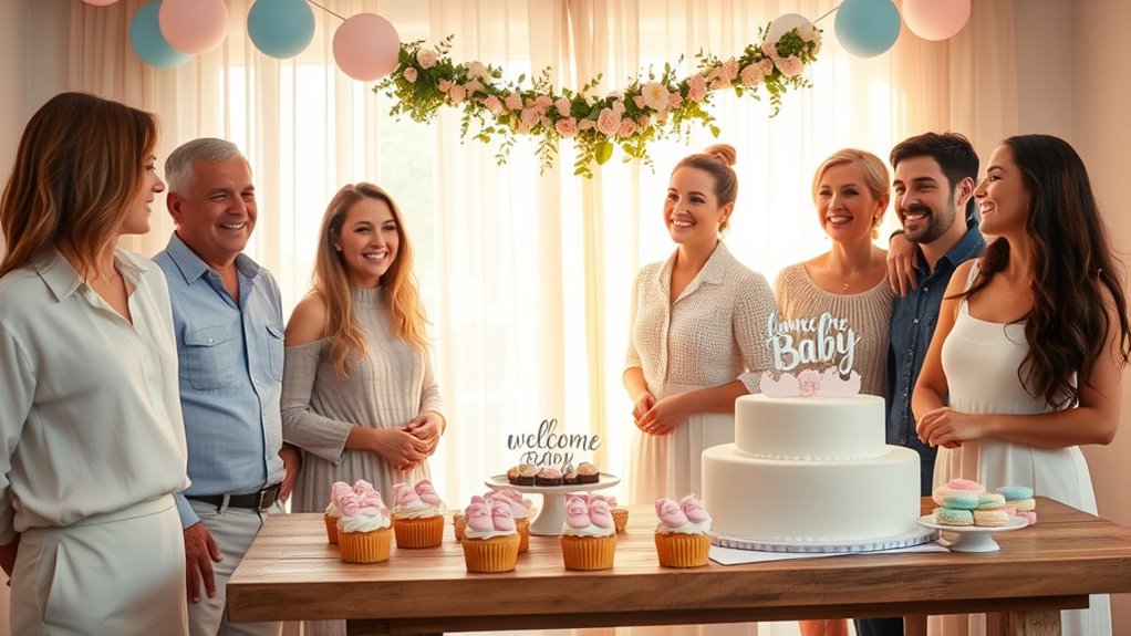 welcoming baby with love