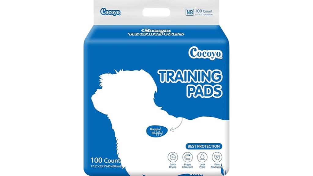 100 count dog training pads