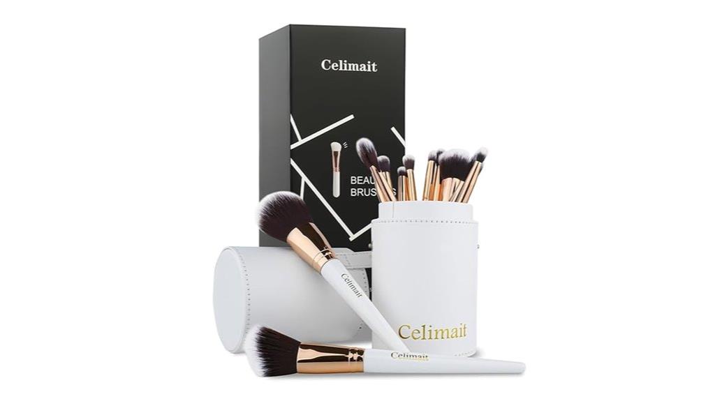 12 piece makeup brush set