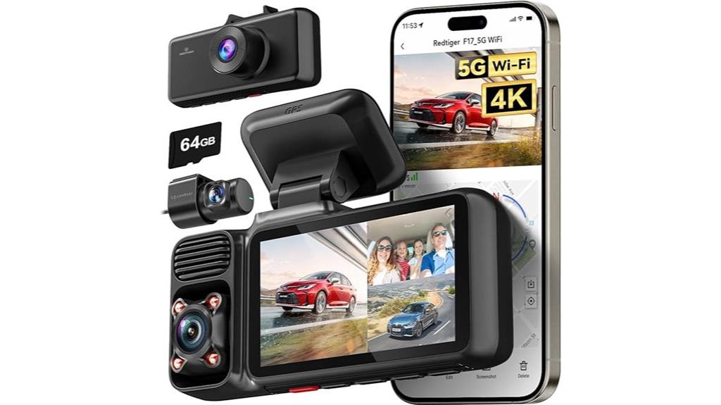 4k wifi dash camera