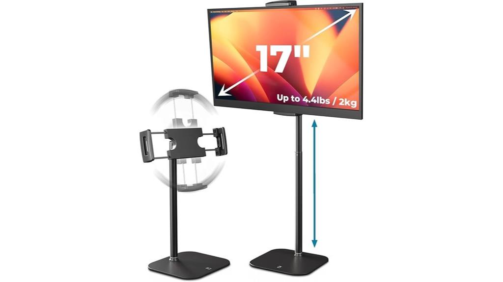 adjustable desk ipad holder