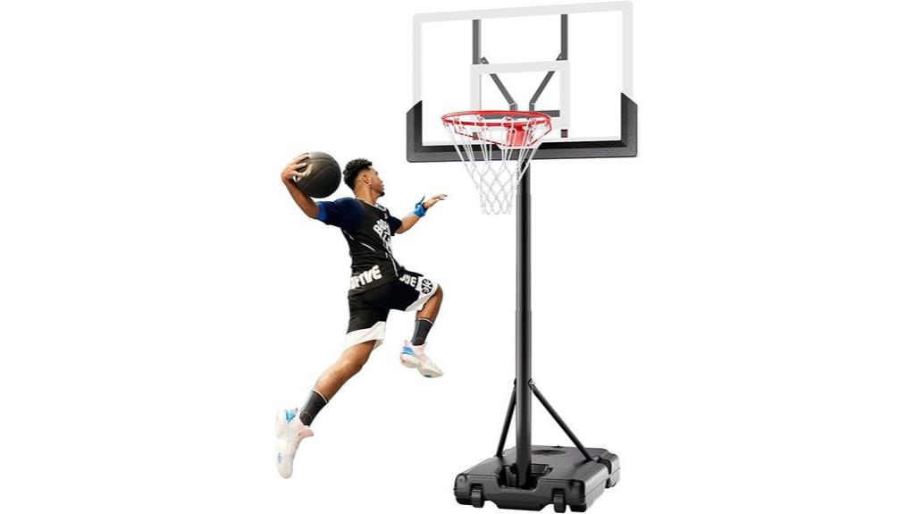 adjustable indoor outdoor hoop