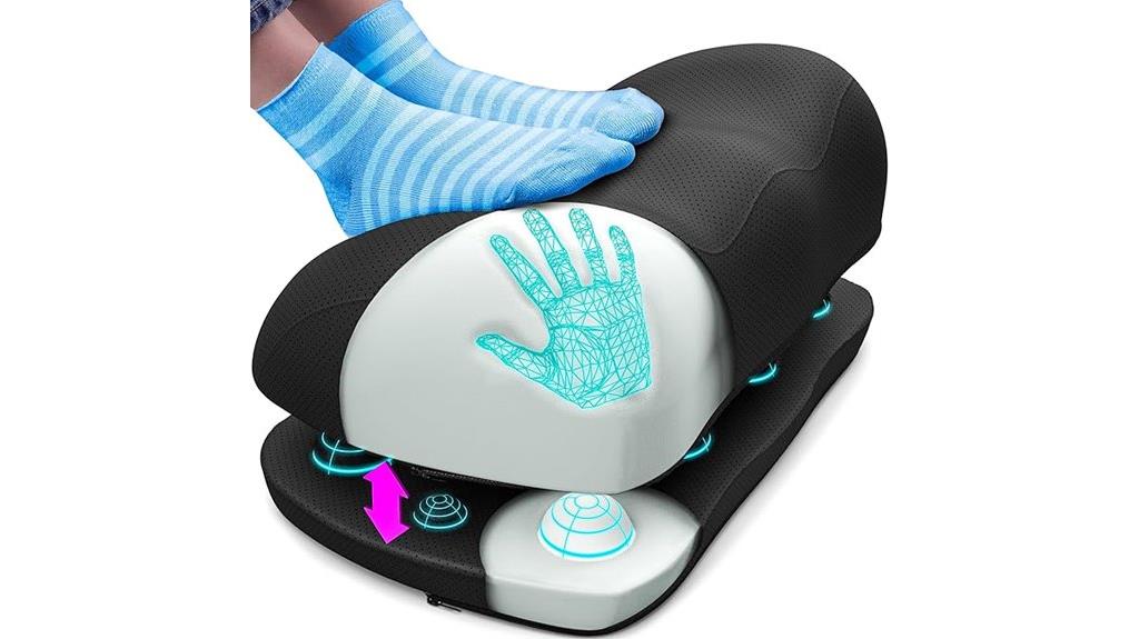 adjustable memory foam footrest
