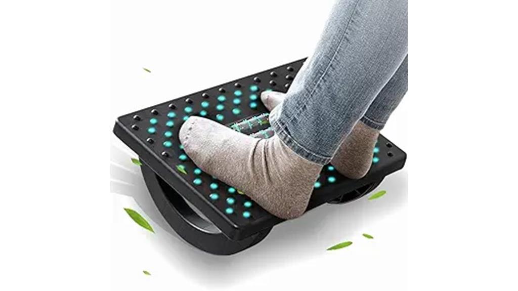 adjustable under desk footrest