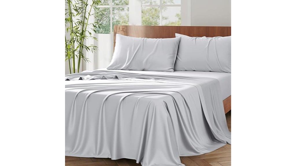 bamboo queen sheet set