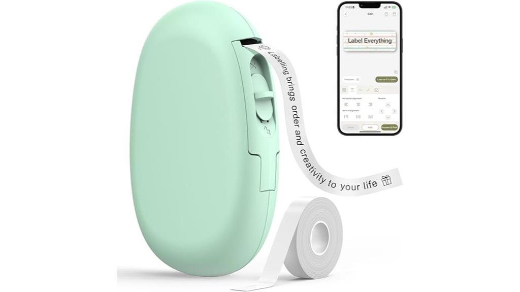bluetooth label maker device