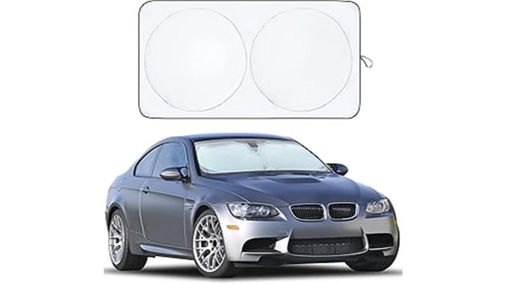 car sunshade keeps cool