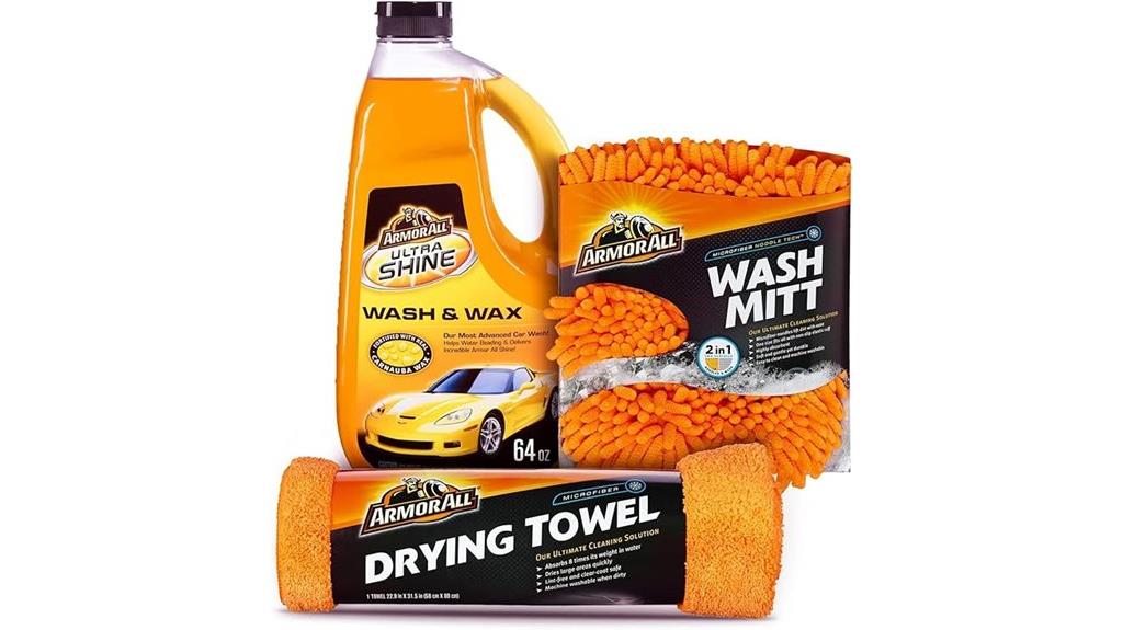 car wash kit includes soap
