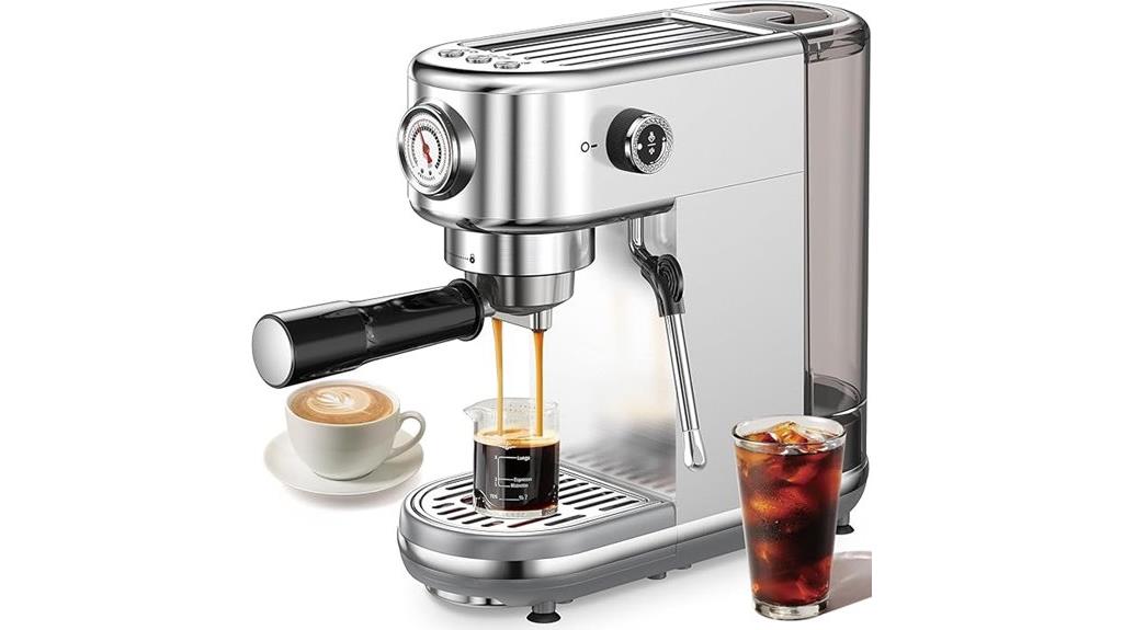coffee maker with frother