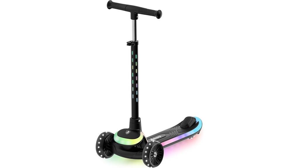 colorful 3 wheel scooter