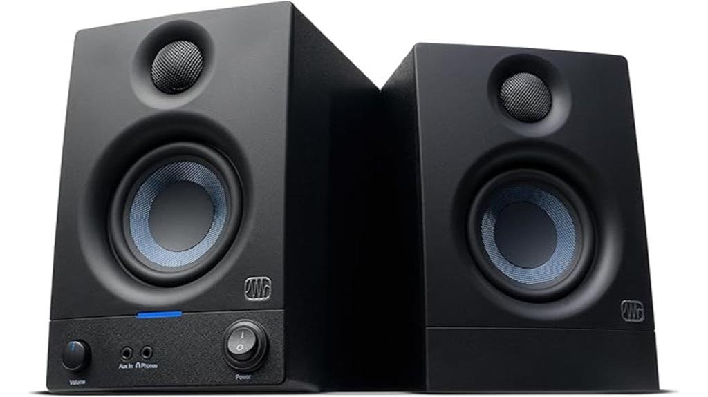 compact stereo monitor pair