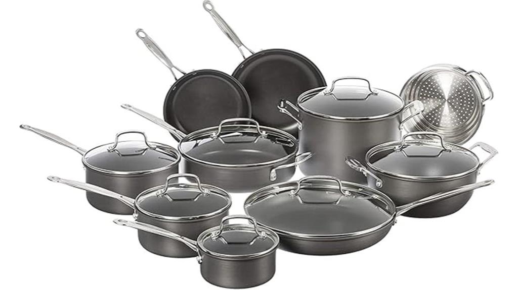 complete 17 piece cookware set
