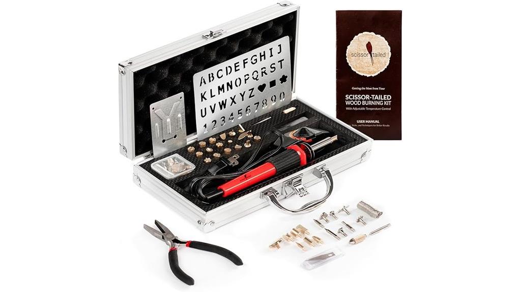 complete 42 piece wood burning set
