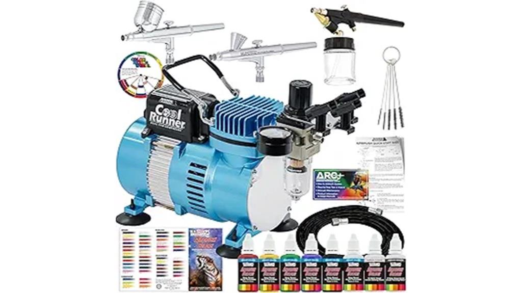 complete airbrush kit set