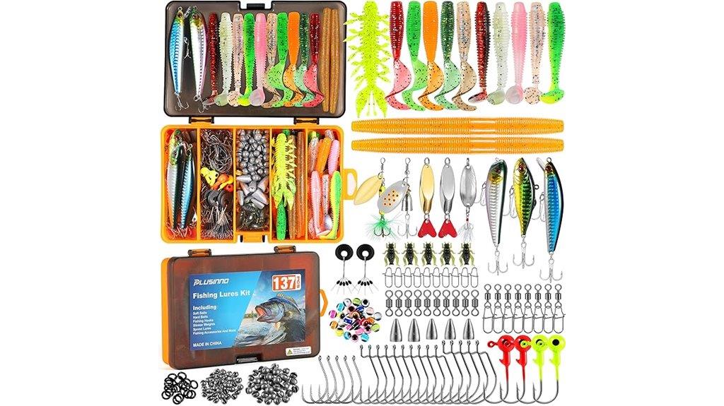 comprehensive fishing tackle set