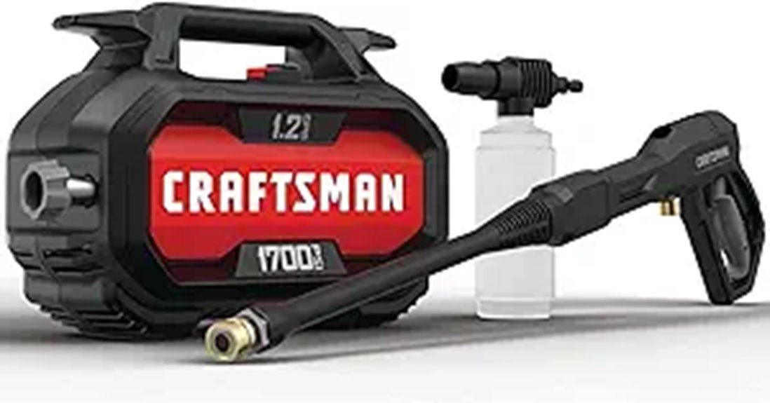 craftsman electric pressure washer