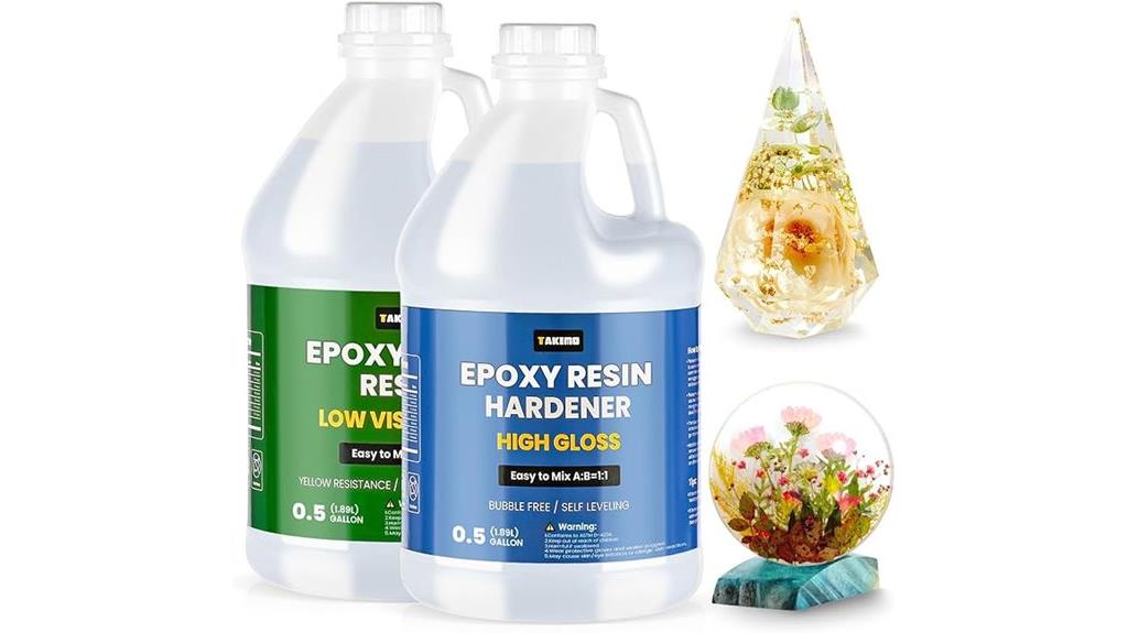 crystal clear resin kit