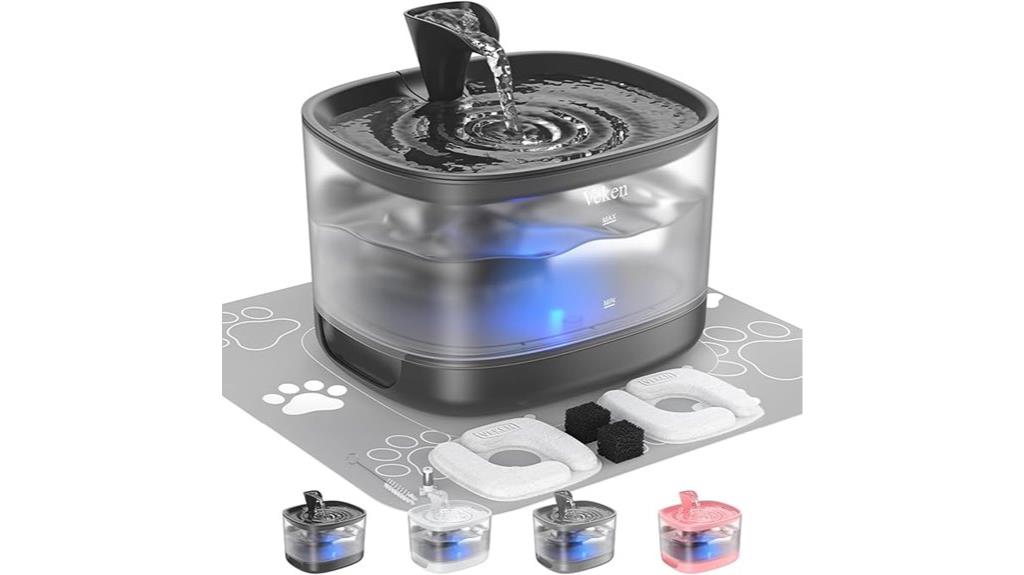 detachable tank cat fountain