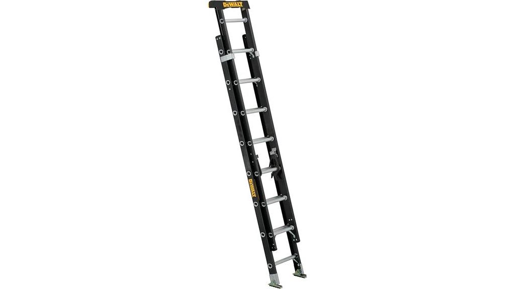 dewalt 16 foot fiberglass ladder