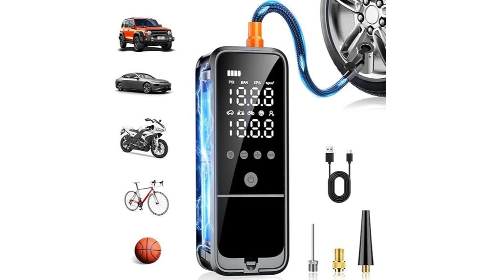 digital pressure gauge inflator