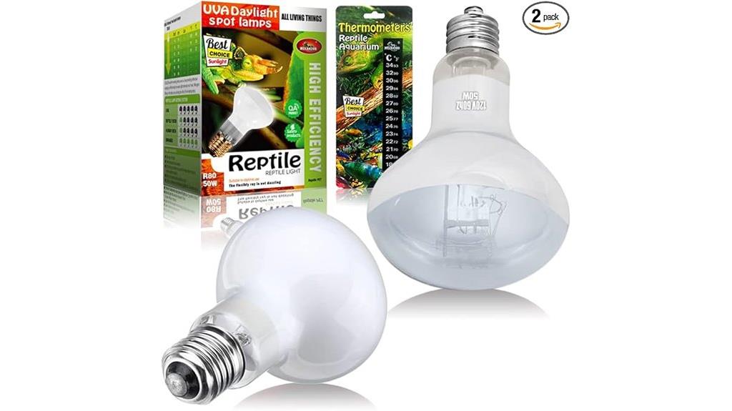 dual 75w reptile lamps