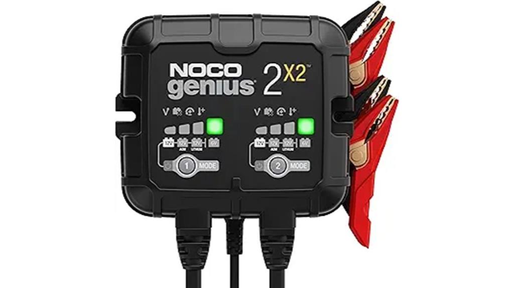dual bank 2a charger