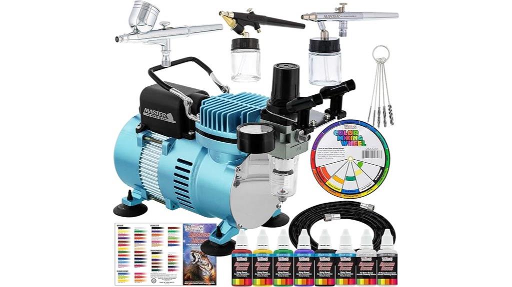 dual fan airbrush system