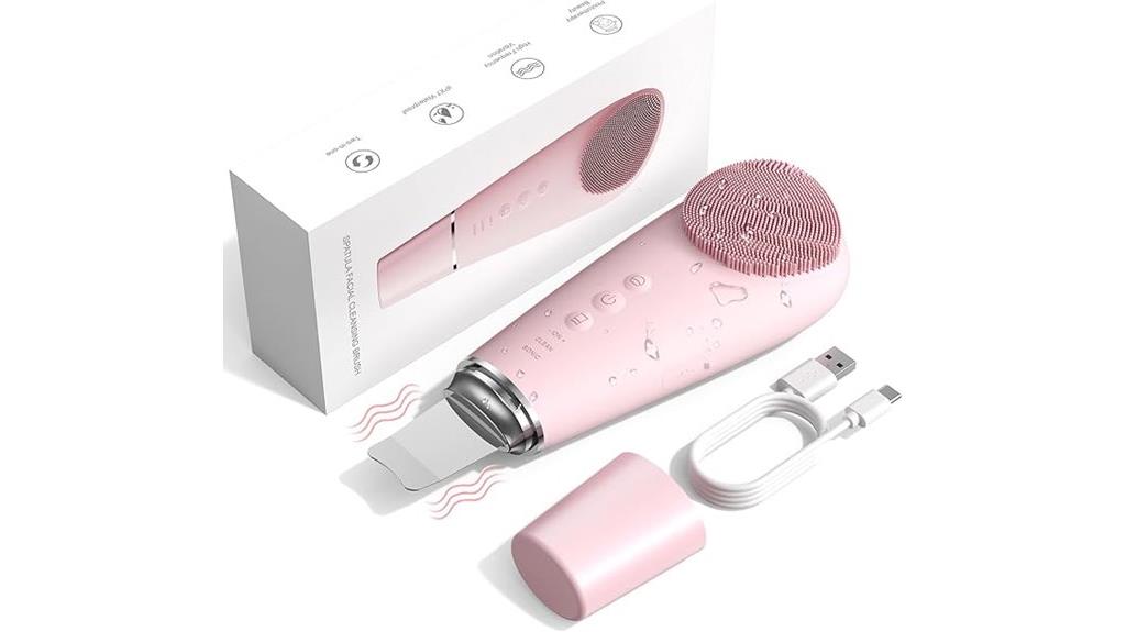 dual function facial brush