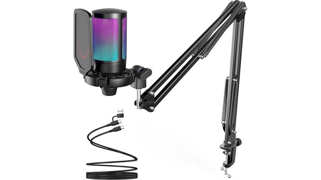 gaming usb microphone set
