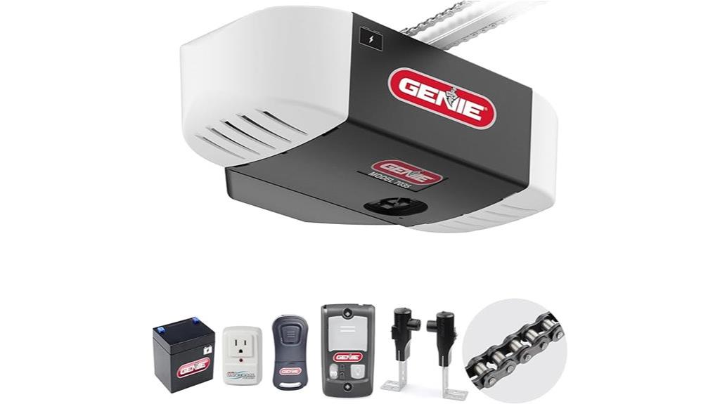 garage door opener with backup